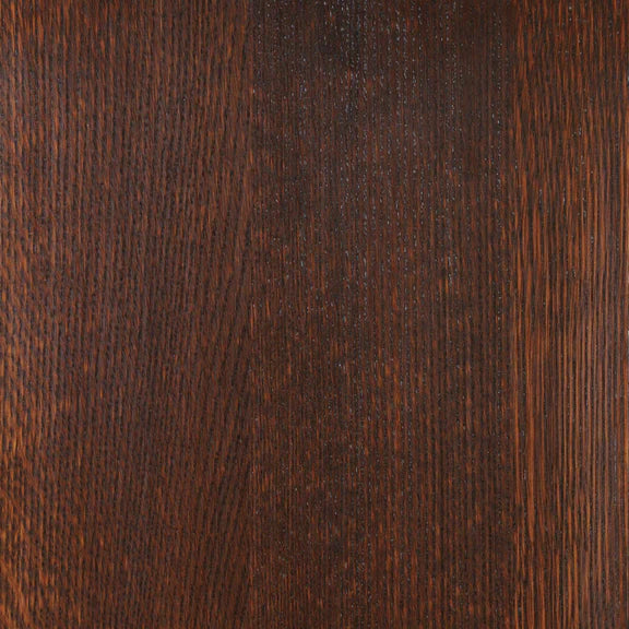 Centennial Finish a dark brown quarter-sawn oak finish that resembles original fumed oak antiques